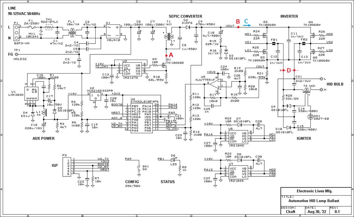 hid ballast circuit diagram