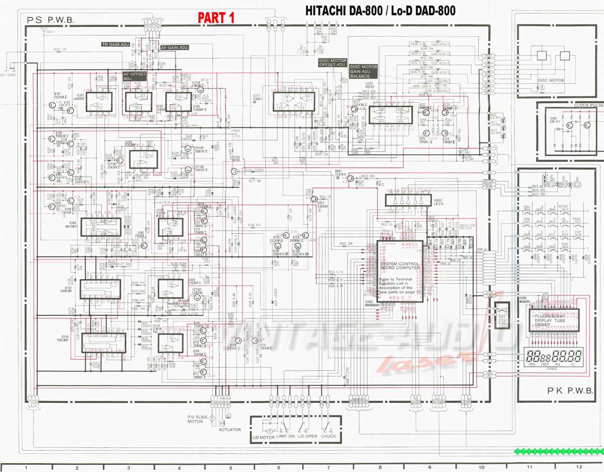 hitachi cle 898a schematics diagram service manual