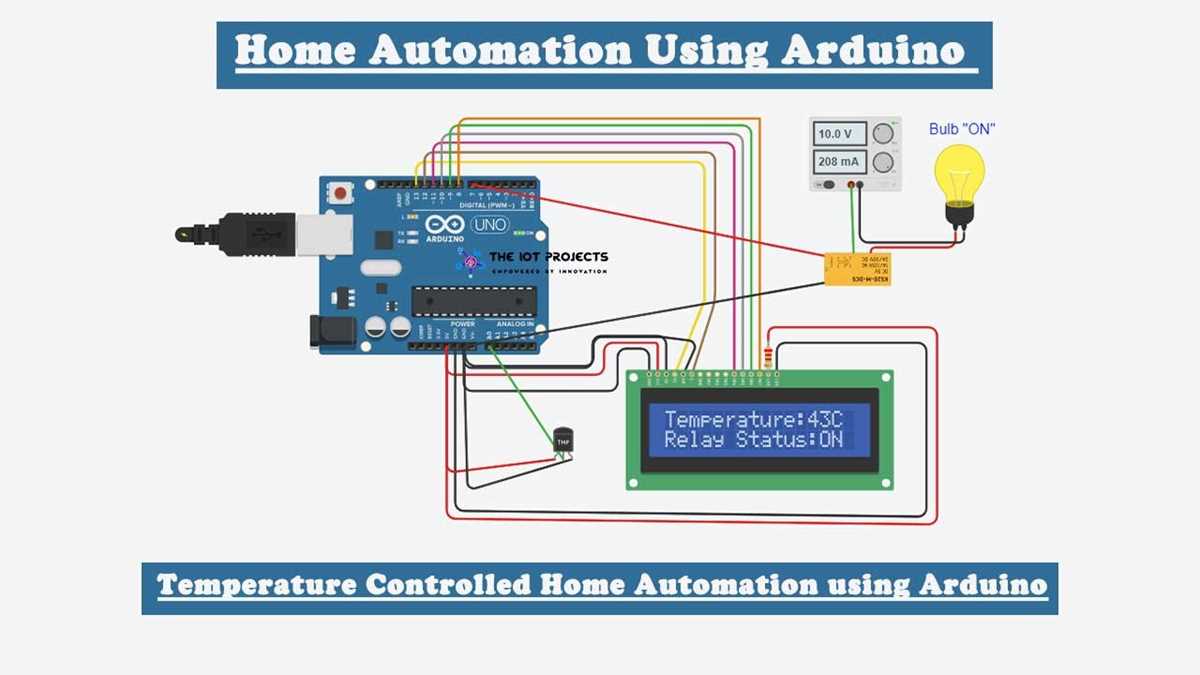 home automation using arduino circuit diagram
