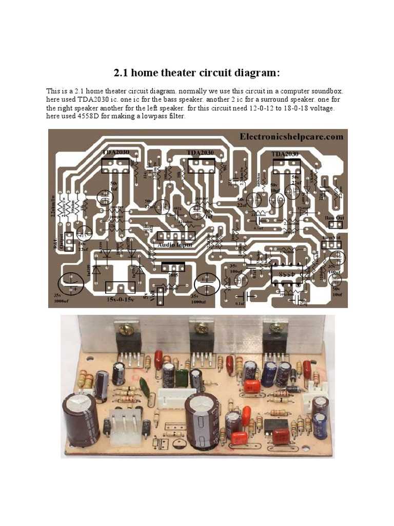 home theater schematic diagram