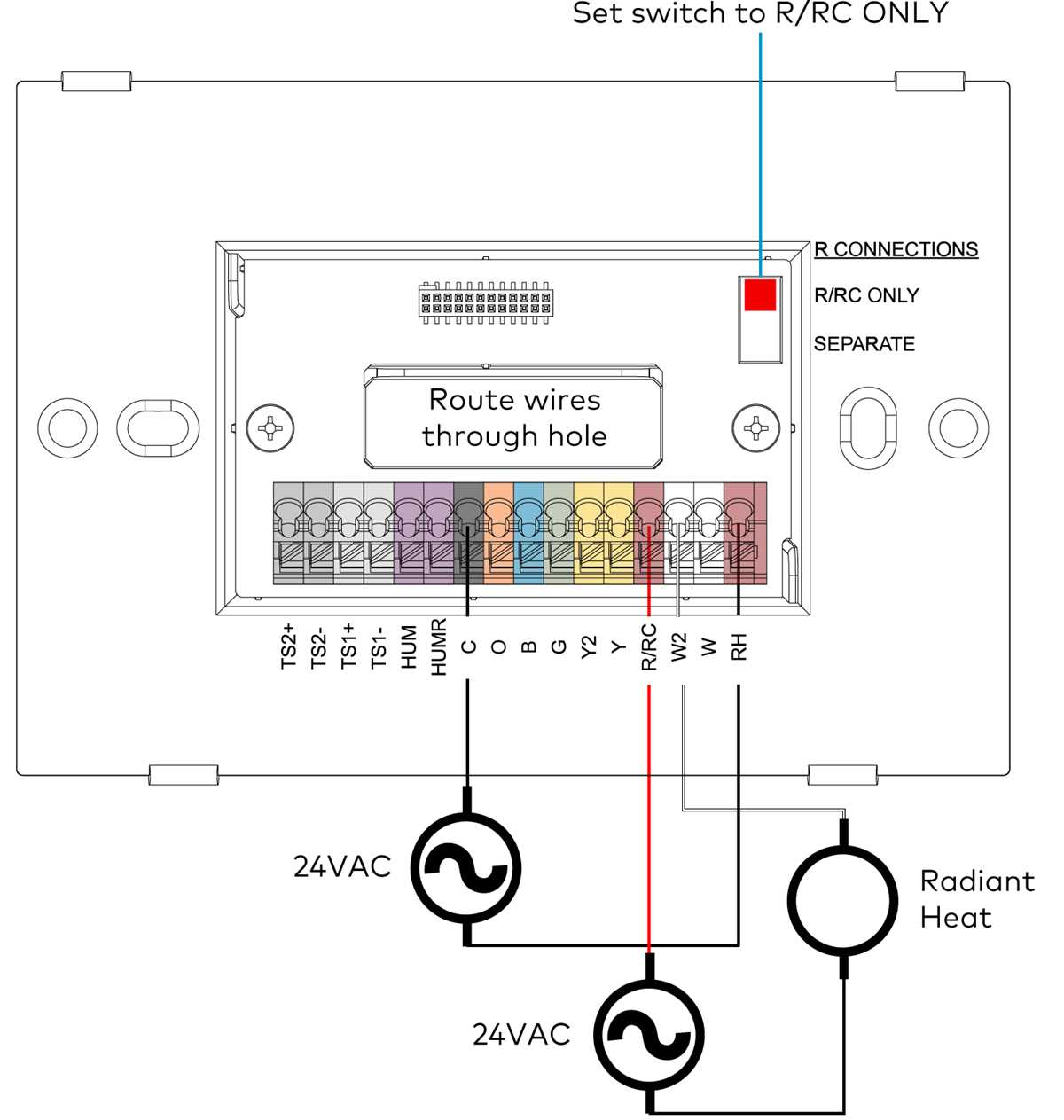 home thermostat wiring diagram