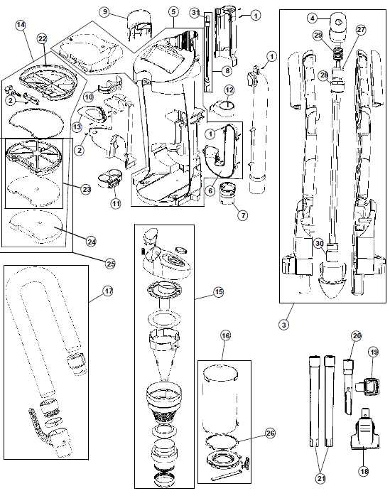 hoover vacuum cleaner repair parts schematics diagrams