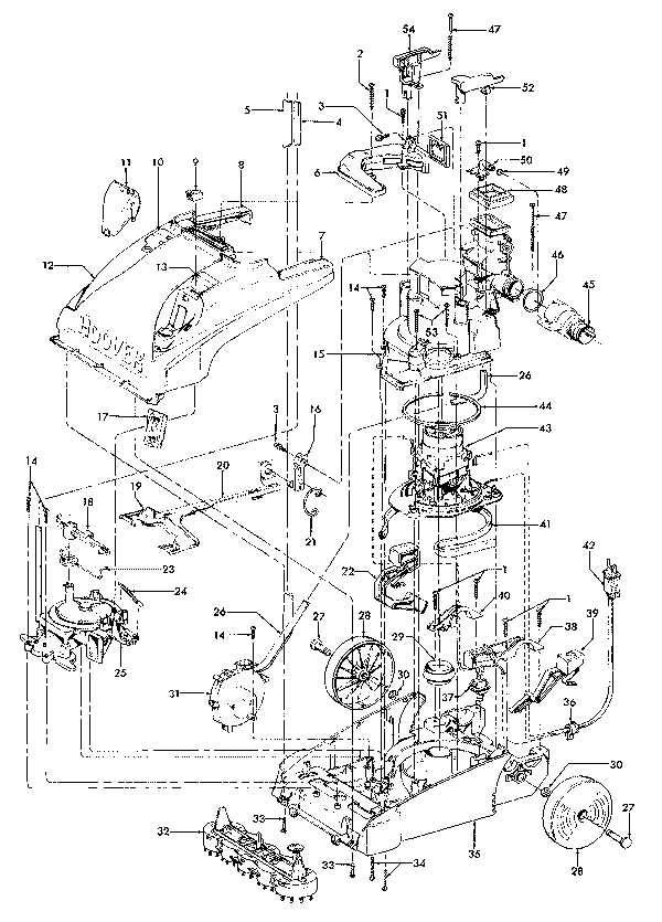 hoover vacuum cleaner repair parts schematics diagrams