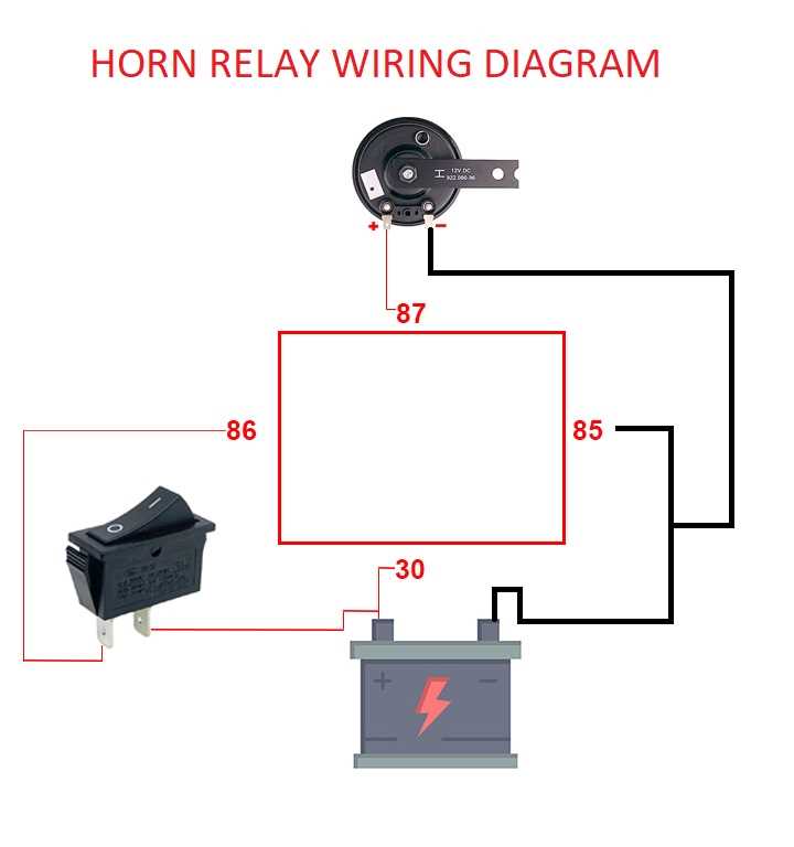horn with relay wiring diagram