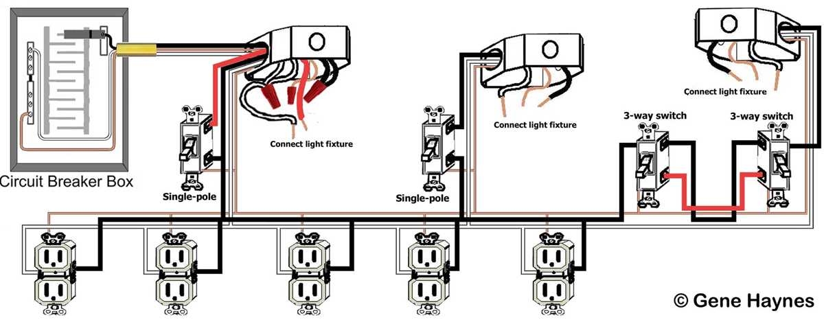 house light wiring diagram