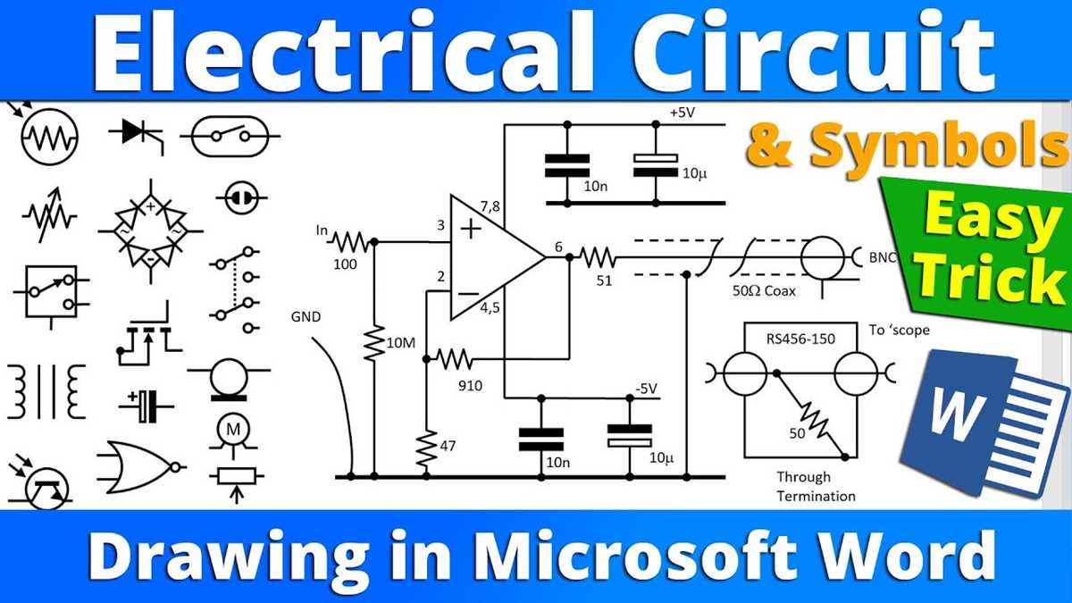 how to draw a schematic diagram in excel