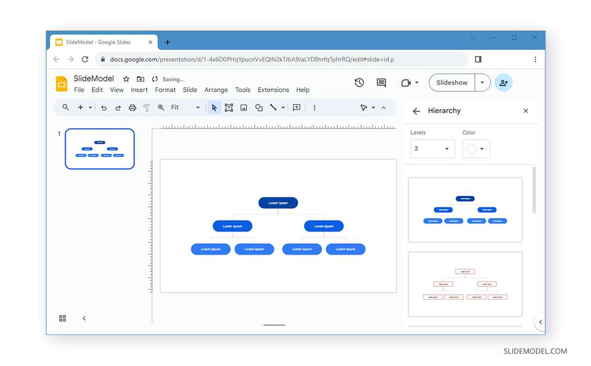 how to make a schematic diagram in google slides