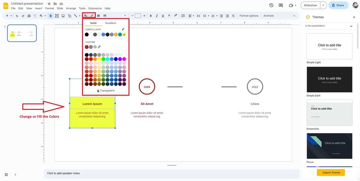 how to make a schematic diagram in google slides