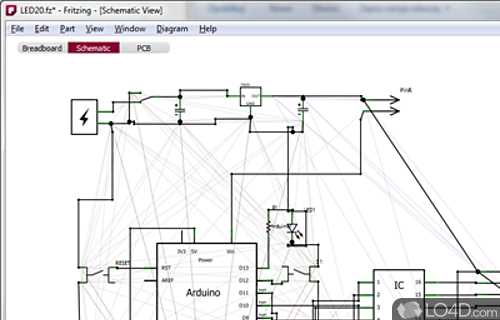 how to make fritzing diagram to a schematic
