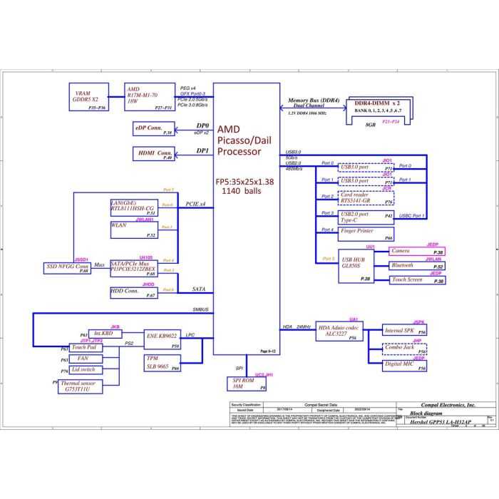 hp printer schematic diagram