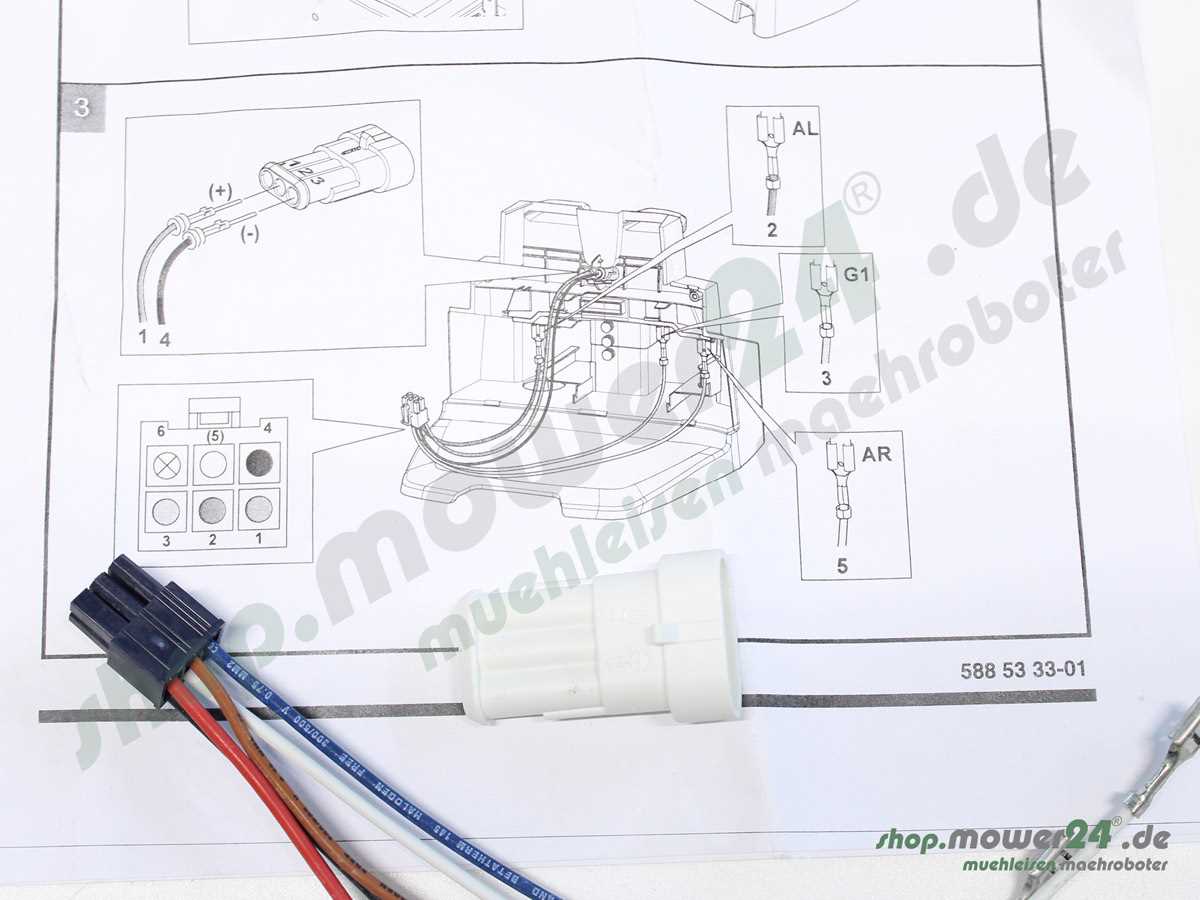 husqvarna wiring diagram mower