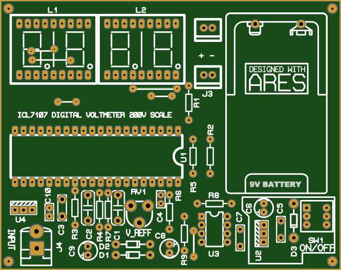icl7107 voltmeter circuit diagram icl7107 voltmeter circuit diagram