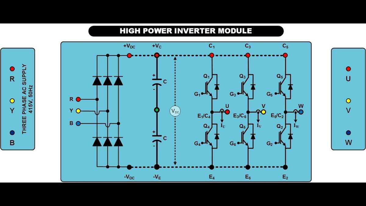 igbt rectifier circuit diagram