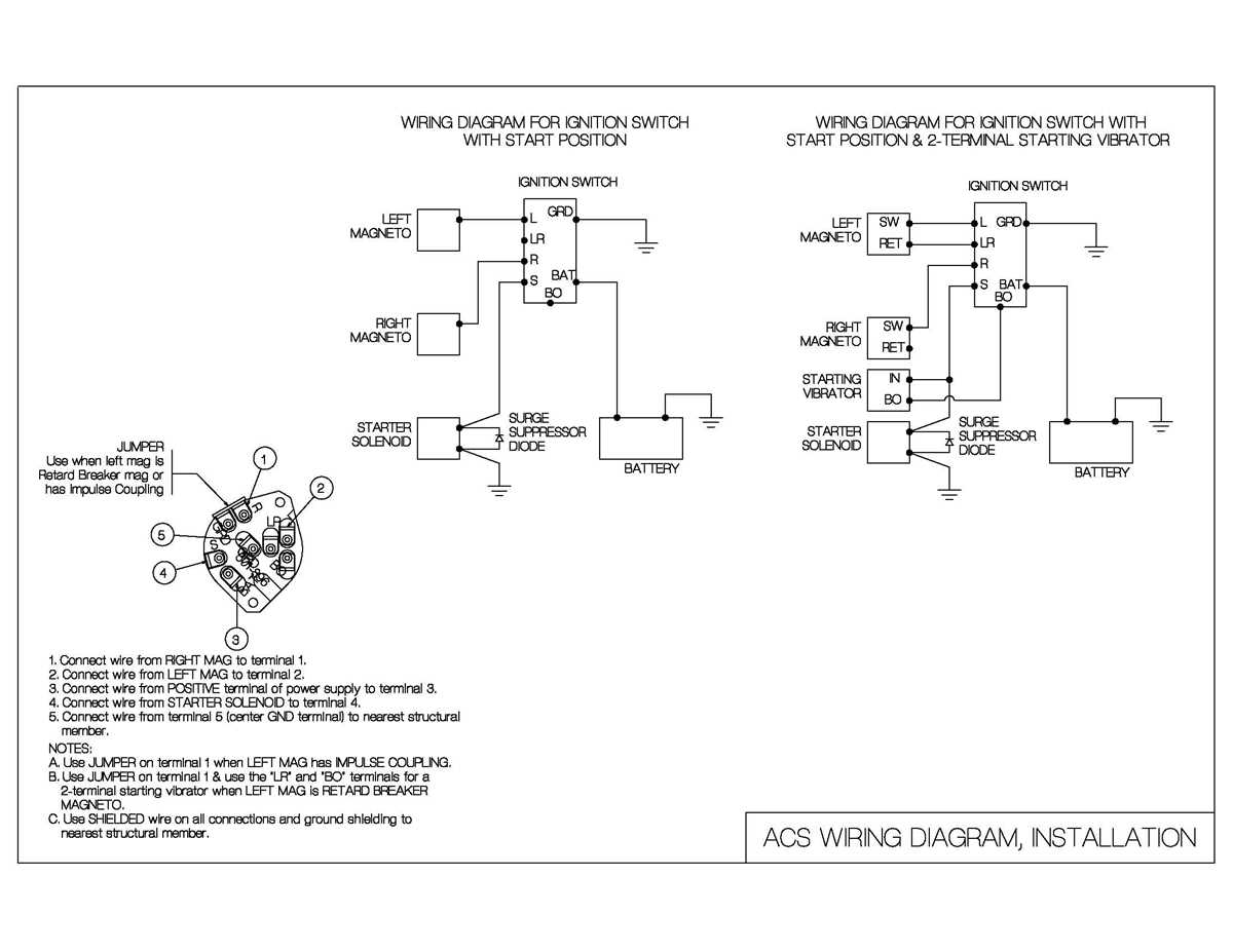ignition switch circuit diagram