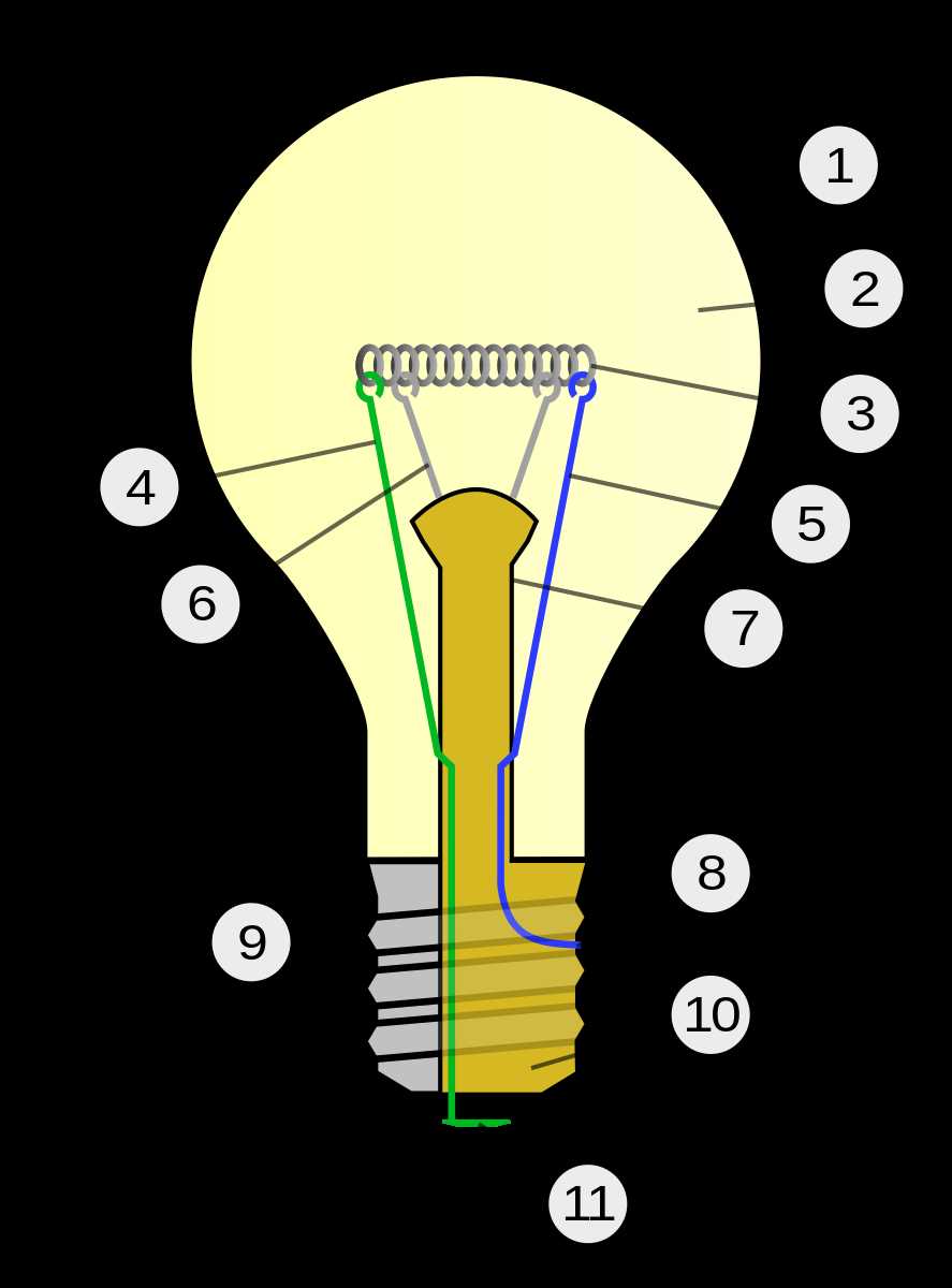 incandescent light bulb circuit diagram