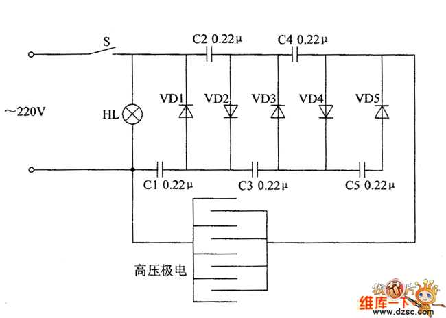 insect killer circuit diagram
