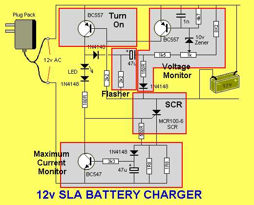 intelligent battery charger circuit diagram