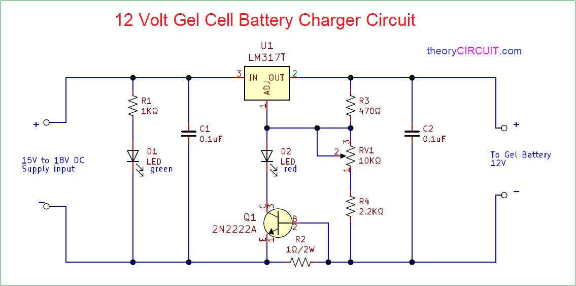 intelligent battery charger circuit diagram