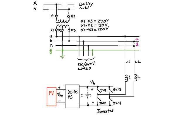 inverter schematic diagram 12v to 220v