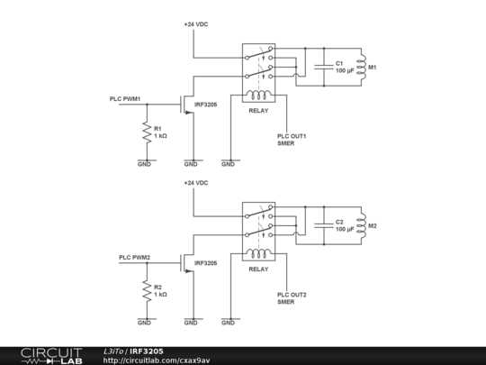 irf3205 mosfet circuit diagram