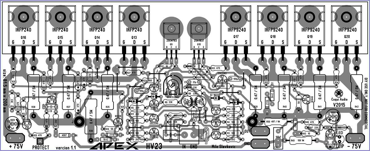 irfp240 irfp9240 amplifier circuit diagram irfp240 irfp9240 amplifier circuit diagram