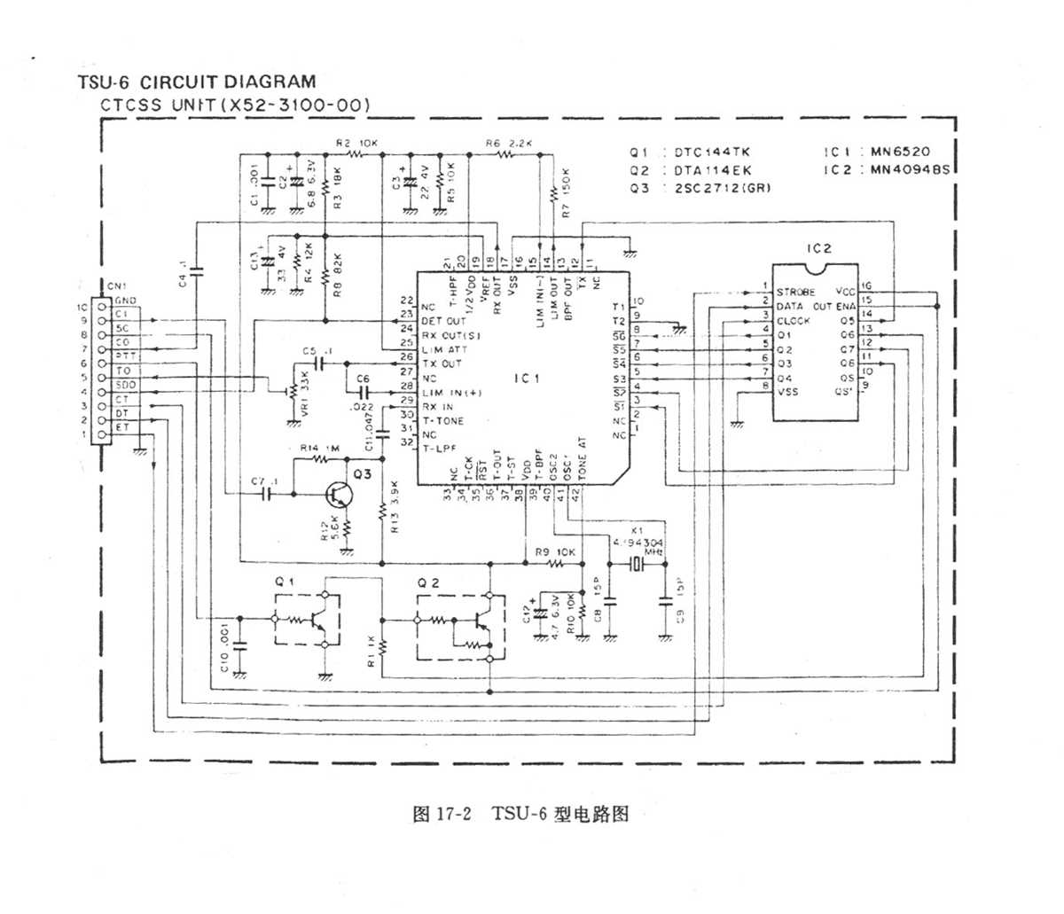 kenwood tm 261a schematic diagram