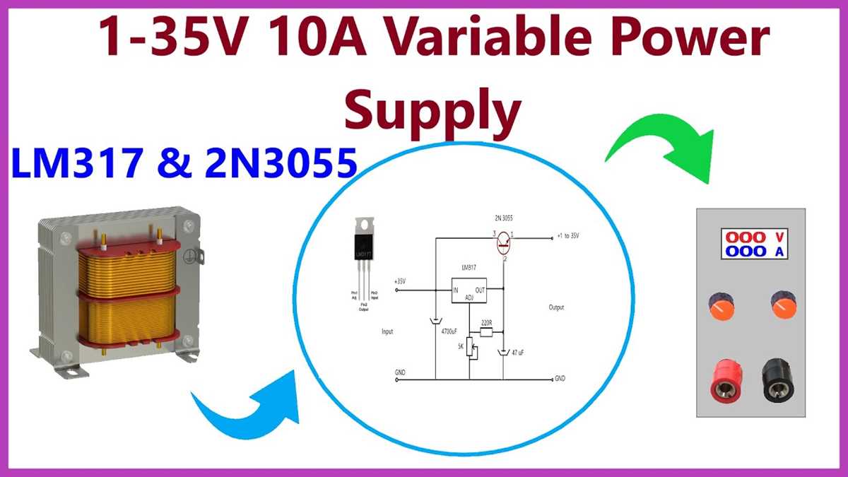 lab bench power supply circuit diagram
