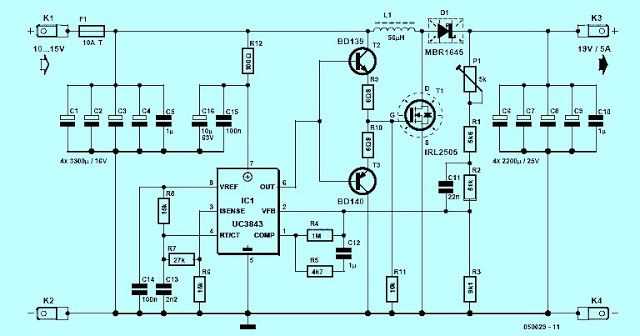 laptop power supply schematic diagram