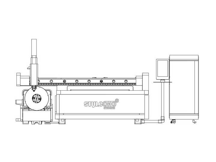 laser cutting machine schematic diagram