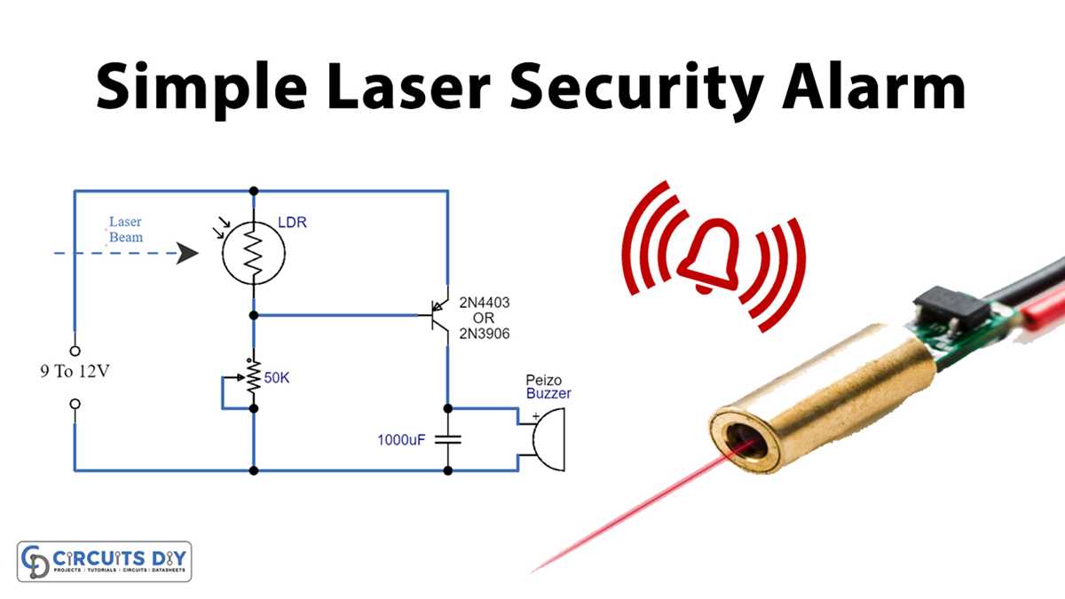 laser light security system circuit diagram