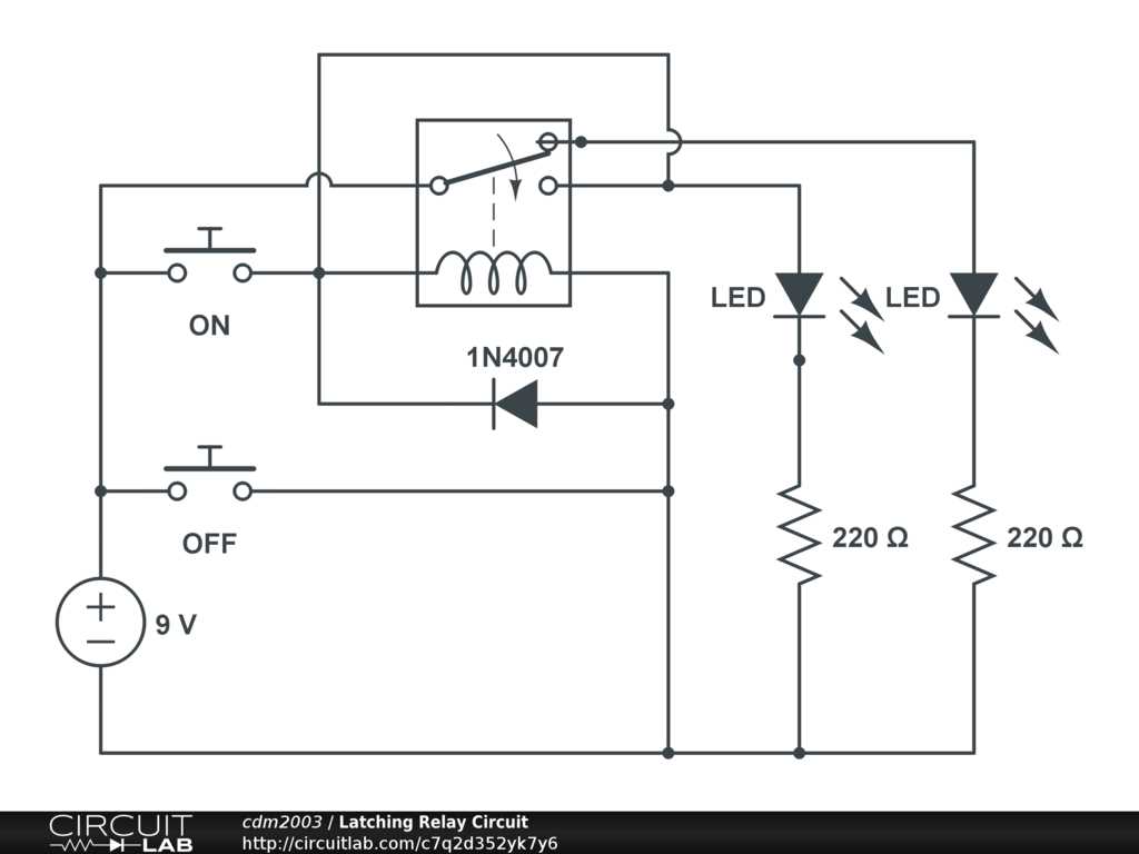 latching circuit diagram