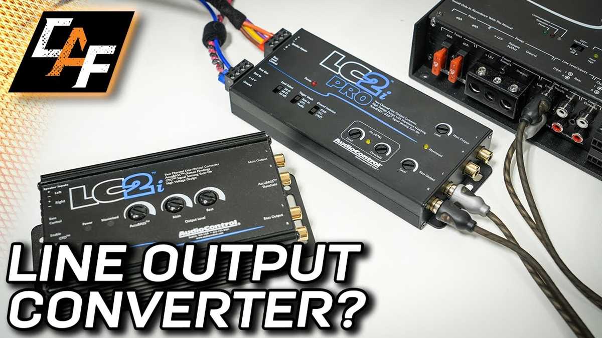 line output converter wiring diagram