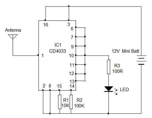 live wire detector circuit diagram