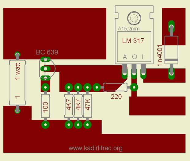 lm317 battery charger circuit diagram