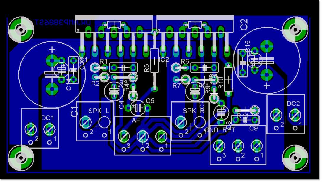 lm3886 amplifier circuit diagram