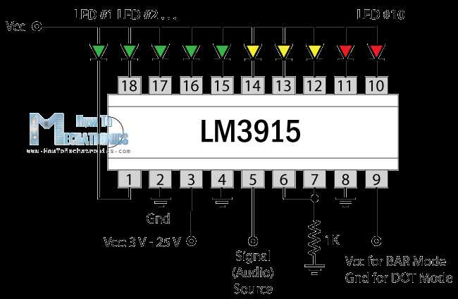 lm3915 ic circuit diagram