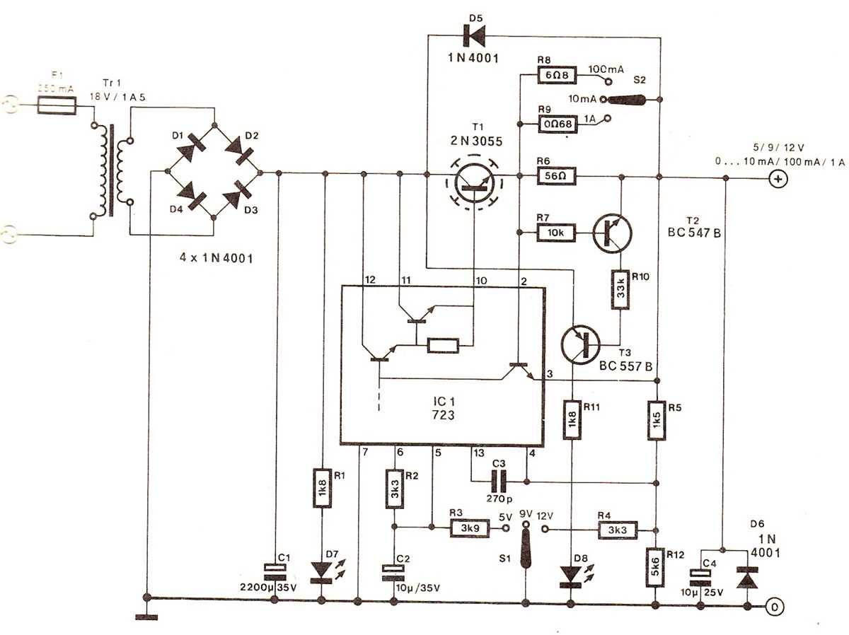 lm723 circuit diagram lm723 circuit diagram