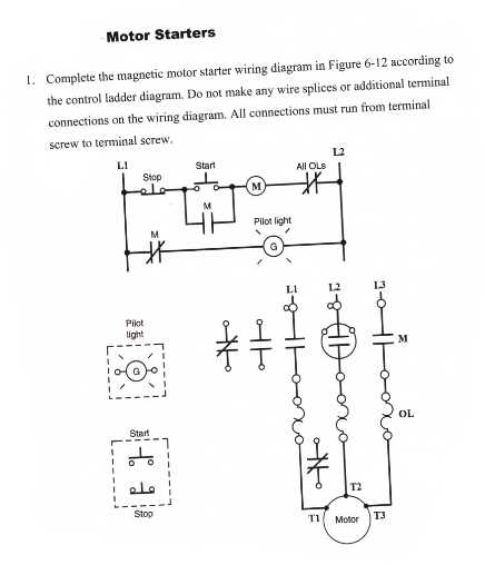 magnetic starter wiring diagram magnetic starter wiring diagram