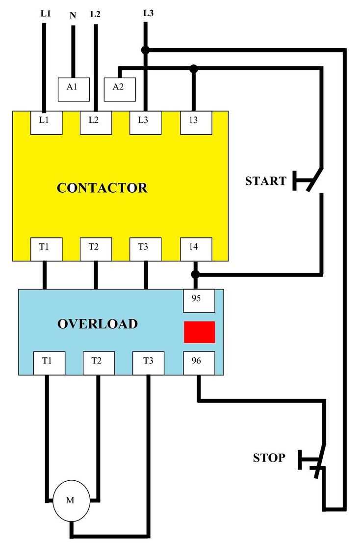 magnetic starter wiring diagram magnetic starter wiring diagram
