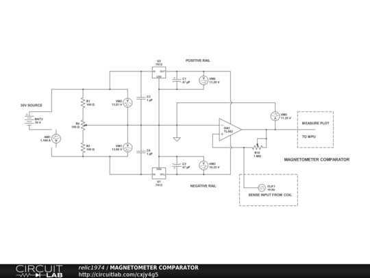 magnetometer circuit diagram