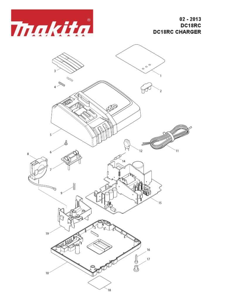 makita dc18rc charger circuit diagram