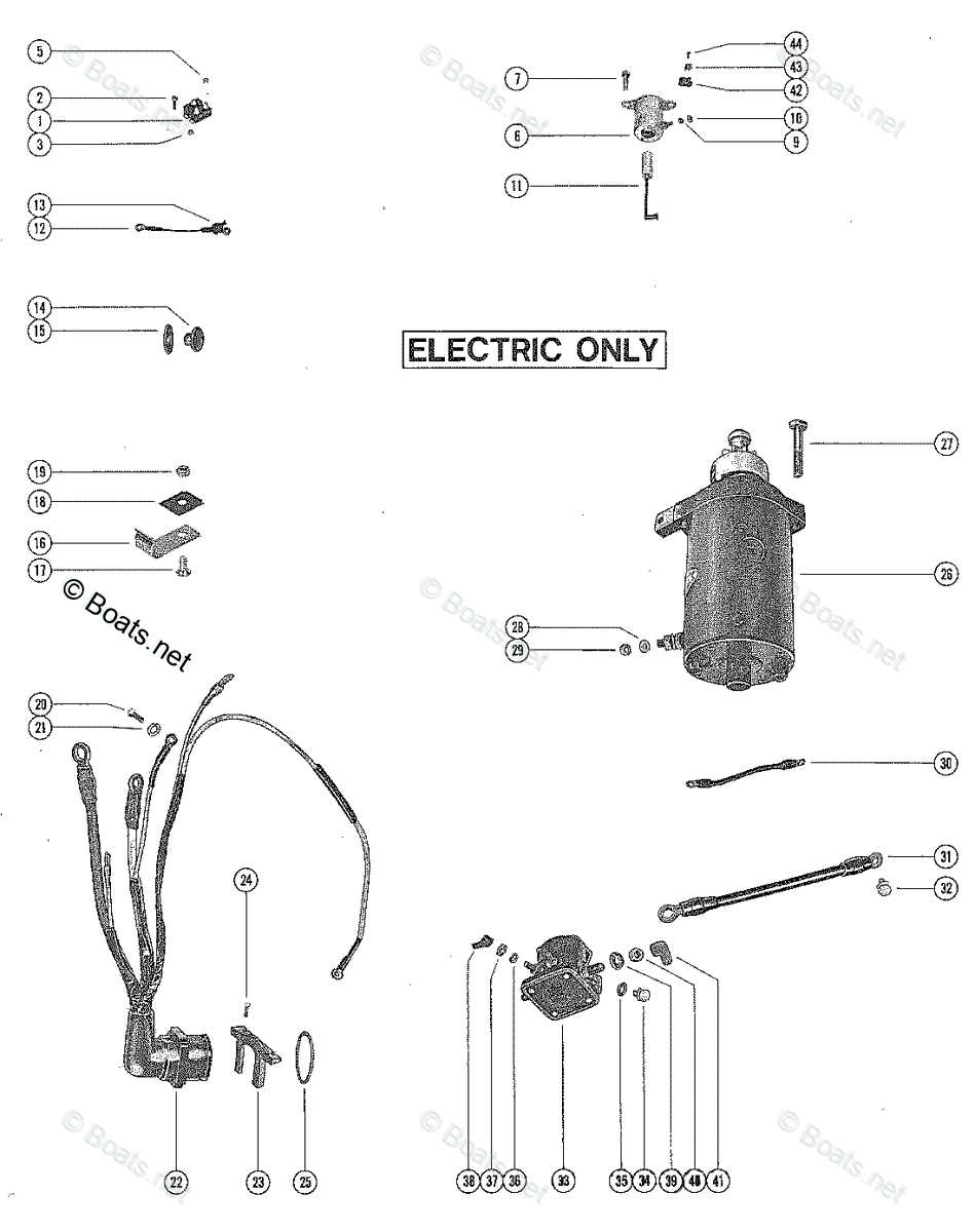 mercruiser starter wiring diagram