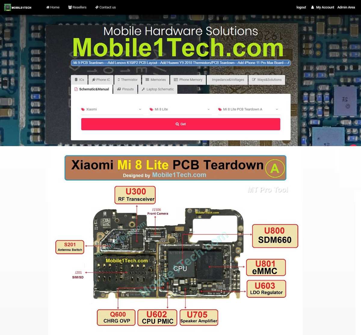 mi a2 lite schematic diagram