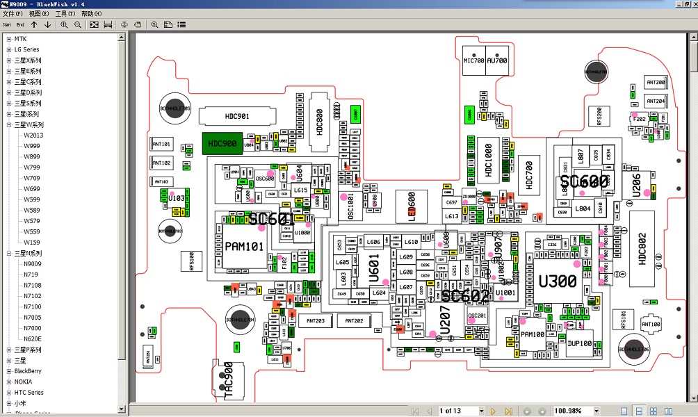 mobile circuit board diagram