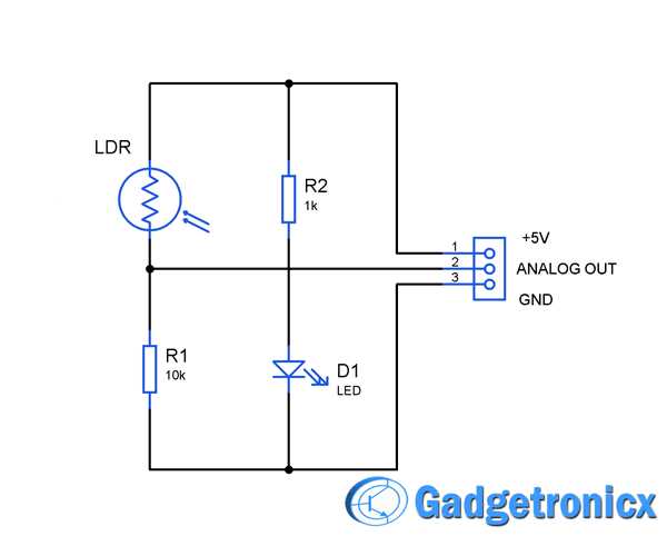 motion sensor led light circuit diagram
