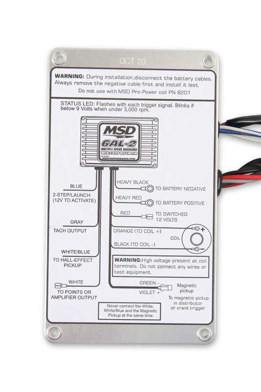msd 6al wiring diagram with msd distributor