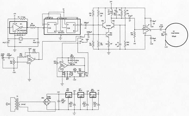 mw radio transmitter schematic diagram