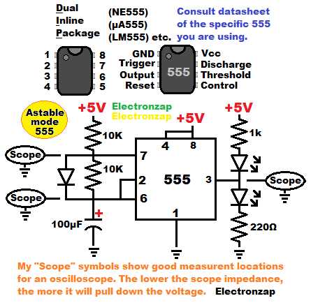 ne555 schematic diagram