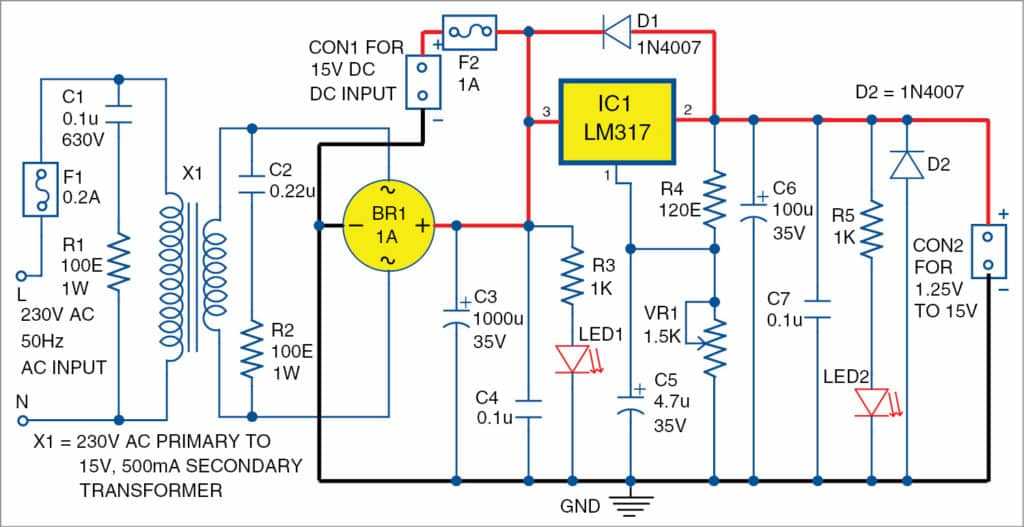 ne555 schematic diagram
