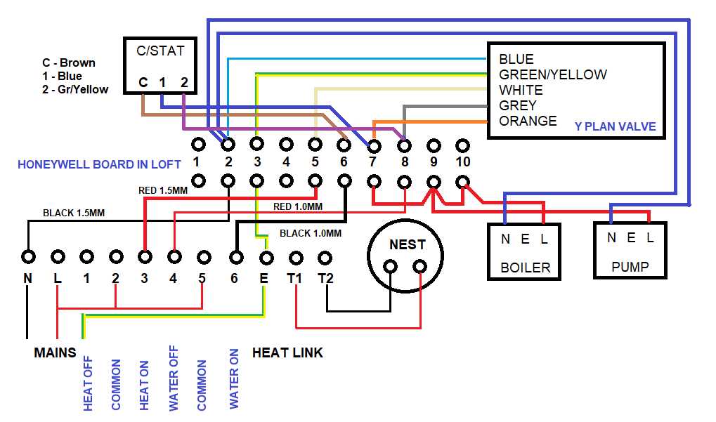 nest thermostat e wiring diagram 6 wire